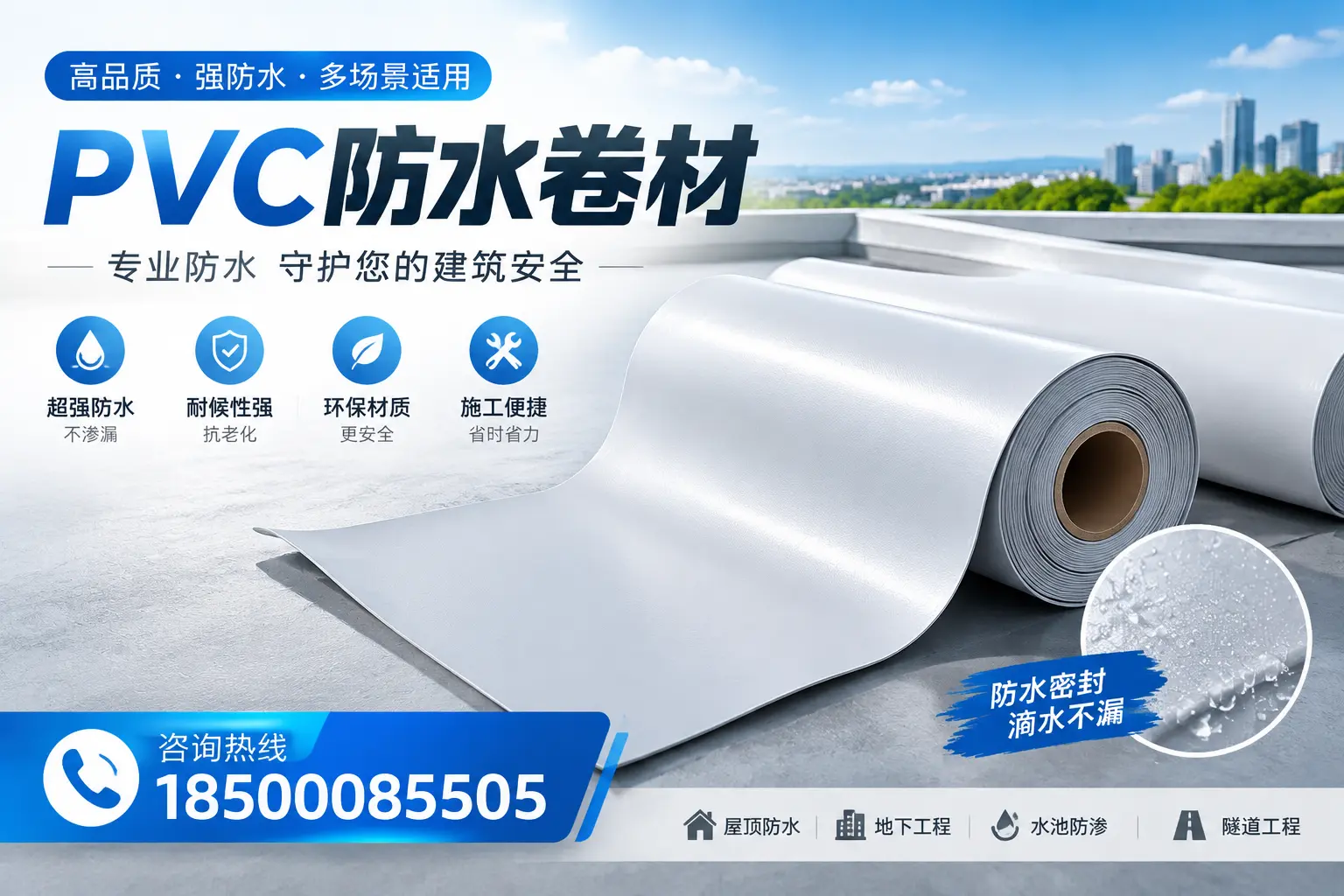 PVC防水卷材的市场竞争分析,肇庆品牌选择参考